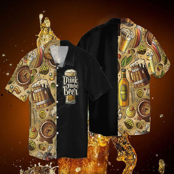 Drink More Beer Hawaiian Shirt | For Men & Women | HW2158-BehighStyle