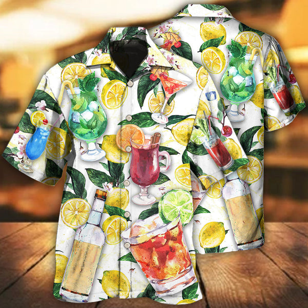 Wine Drinking Vodka Wine Hawaiian Shirt | HW3474