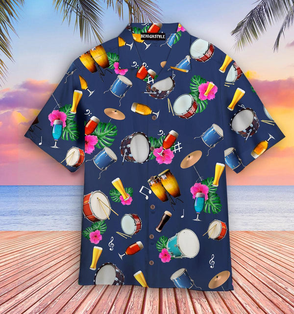 Drum Hawaiian Shirt | For Men & Women | HW133-BehighStyle