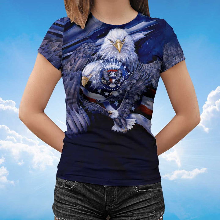 Eagle American Flag Patriotic 3D All Over Print | For Men & Women | Adult | HP772-BehighStyle