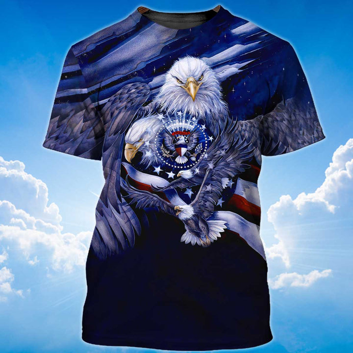 Eagle American Flag Patriotic 3D All Over Print | For Men & Women | Adult | HP772-BehighStyle