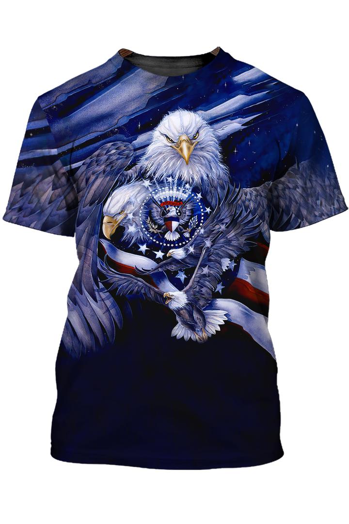 Eagle American Flag Patriotic 3D All Over Print | For Men & Women | Adult | HP772-BehighStyle