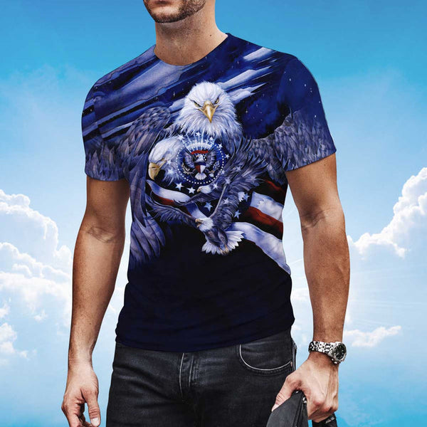 Eagle American Flag Patriotic 3D All Over Print | For Men & Women | Adult | HP772-BehighStyle