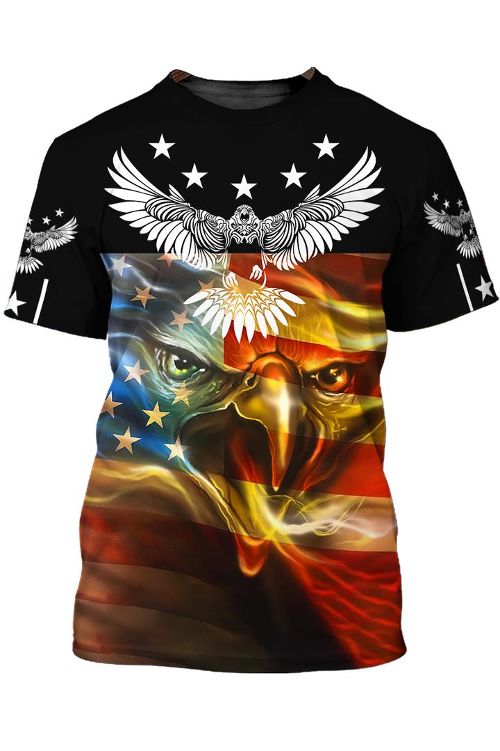 Eagle American Flag Patriotic 3D All Over Print | For Men & Women | Adult | HP773-BehighStyle