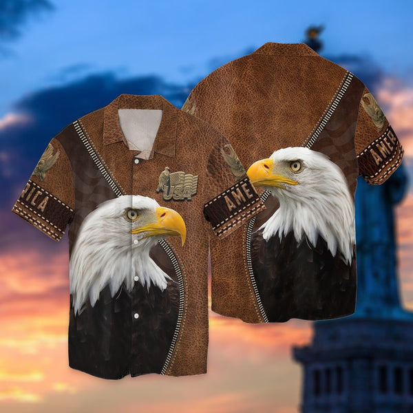 Eagle American Pride Hawaiian Shirt | For Men & Women | HW1730-BehighStyle