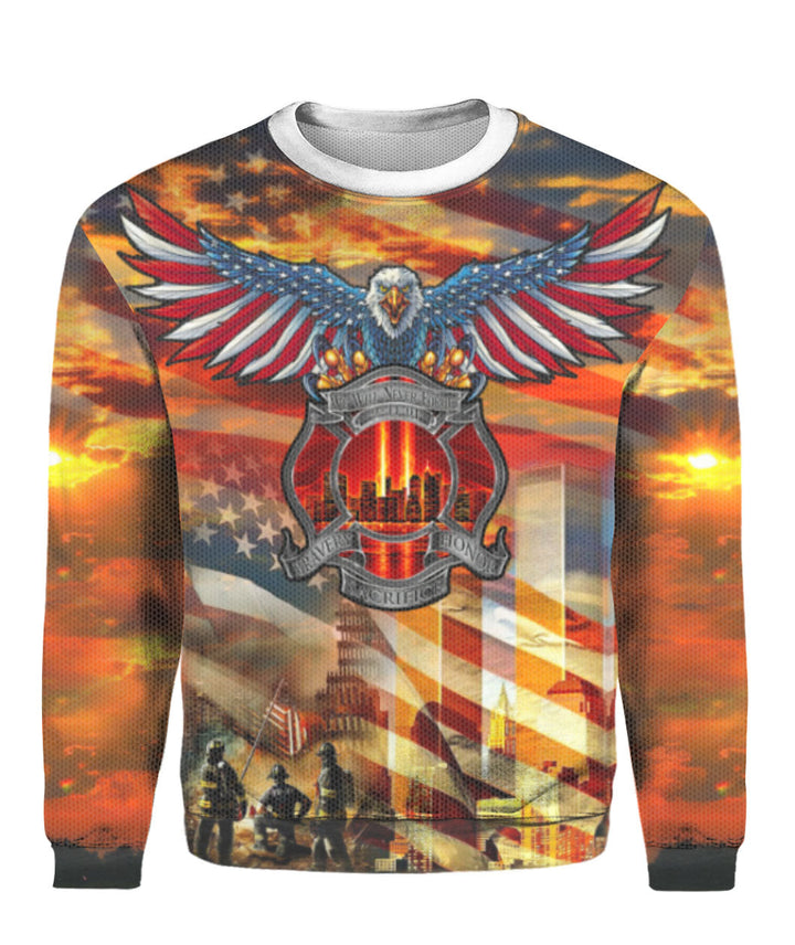 Eagle Never Forget 911 3D All Over Print | For Men & Women | Adult | HP769-BehighStyle