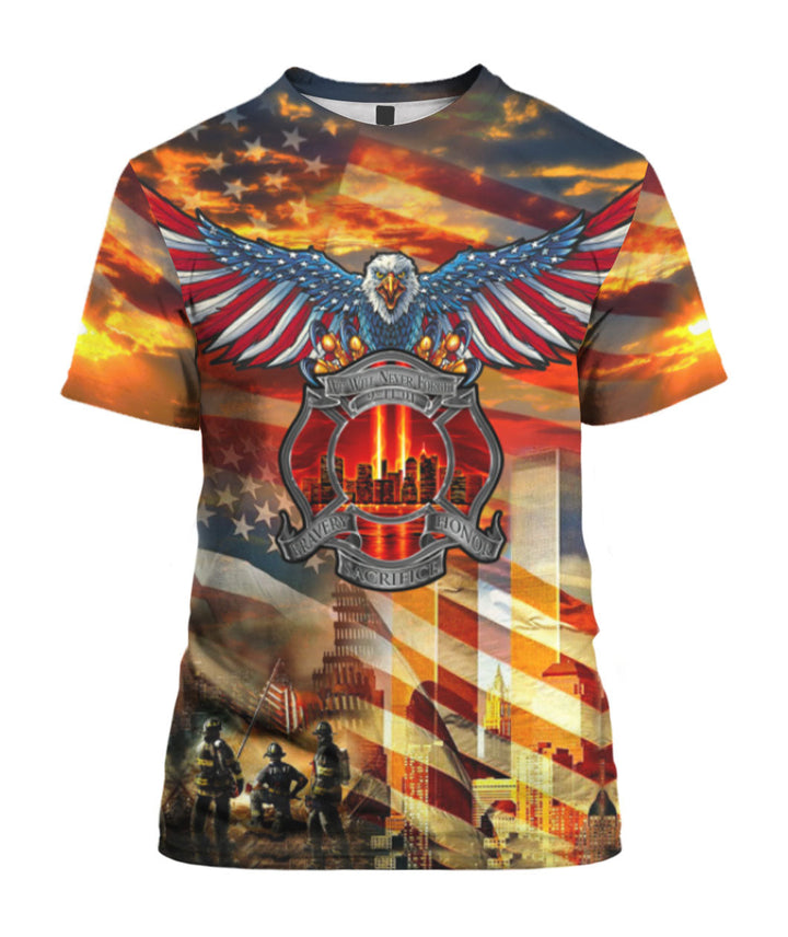 Eagle Never Forget 911 3D All Over Print | For Men & Women | Adult | HP769-BehighStyle