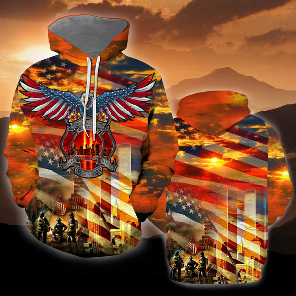 Eagle Never Forget 911 3D All Over Print | For Men & Women | Adult | HP769-BehighStyle