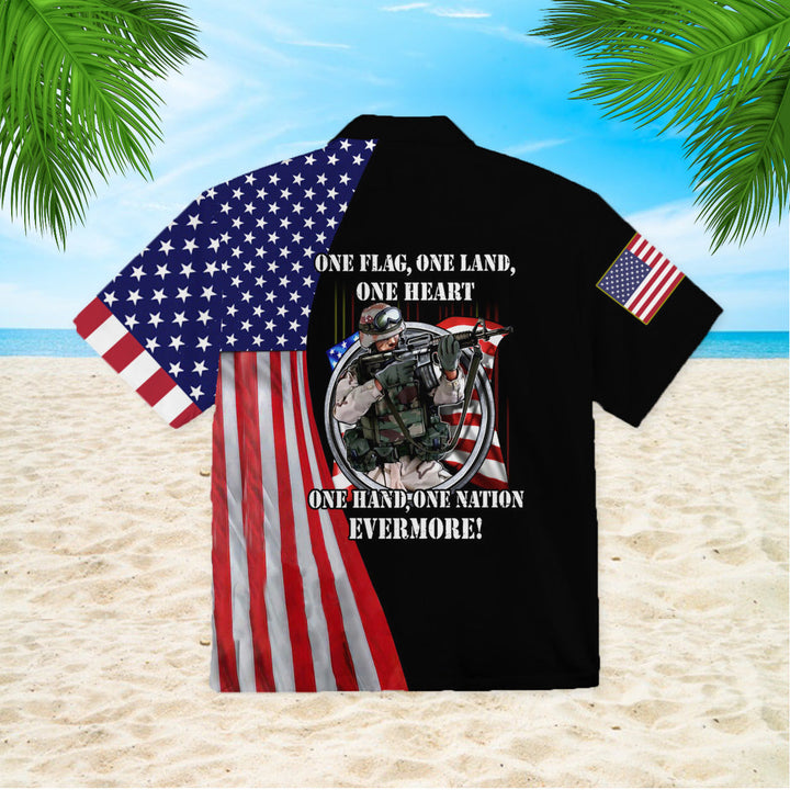 Eagle Veteran One Nation Evermore Hawaiian Shirt | For Men & Women | HW1011-BehighStyle