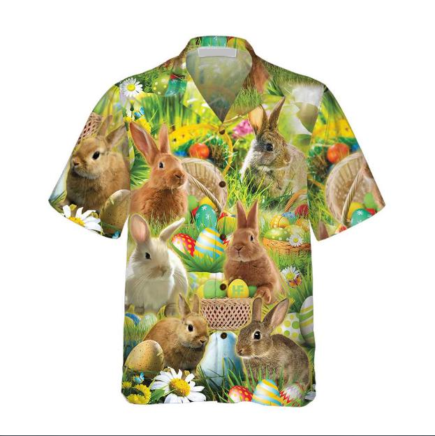 Easter Bunnies Hawaiian Shirt | For Men & Women | HW1585-BehighStyle