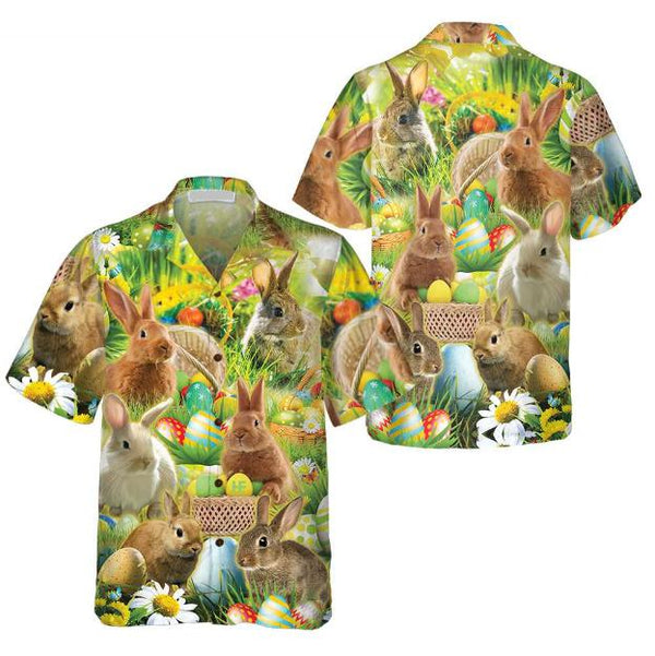 Easter Bunnies Hawaiian Shirt | For Men & Women | HW1585-BehighStyle