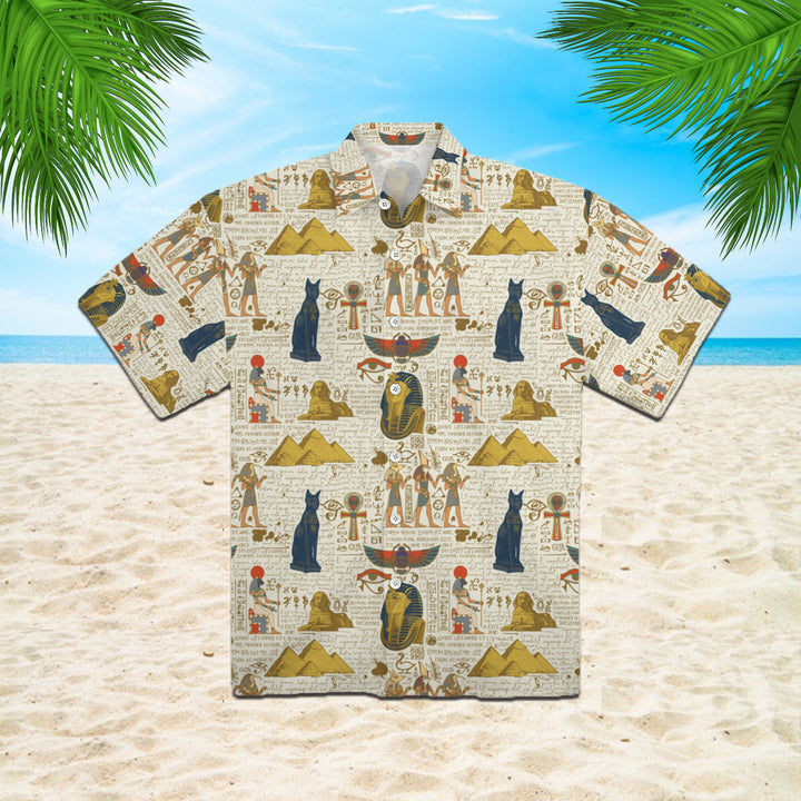 Egyptian Gods Hawaiian Shirt | For Men & Women | HW1152-BehighStyle