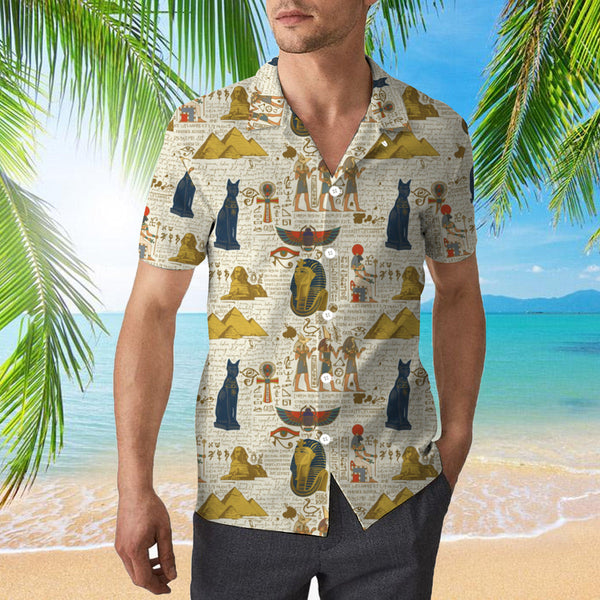 Egyptian Gods Hawaiian Shirt | For Men & Women | HW1152-BehighStyle