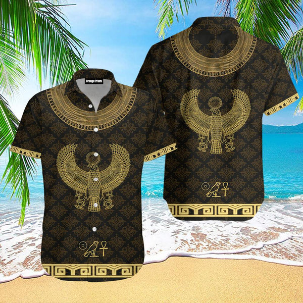 Egyptian Horus God Hawaiian Shirt | For Men & Women | HW2423-BehighStyle