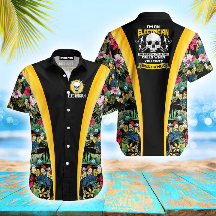 Electrician 3D Hawaiian Shirt | For Men & Women | HW286-BehighStyle