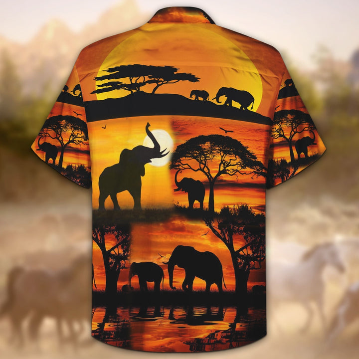 Elephant Peaceful Hawaiian Shirt | For Men & Women | HW1593-BehighStyle