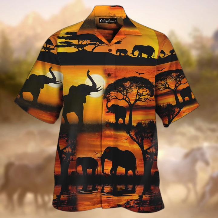 Elephant Peaceful Hawaiian Shirt | For Men & Women | HW1593-BehighStyle