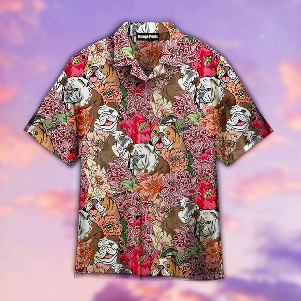 English Bulldog Aloha Hawaiian Shirt | For Men & Women | HW526-BehighStyle