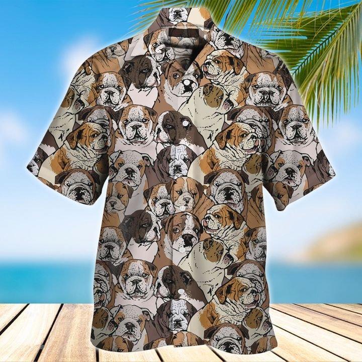 English Bulldog Hawaiian Shirt Set | For Men & Women | HS146-BehighStyle