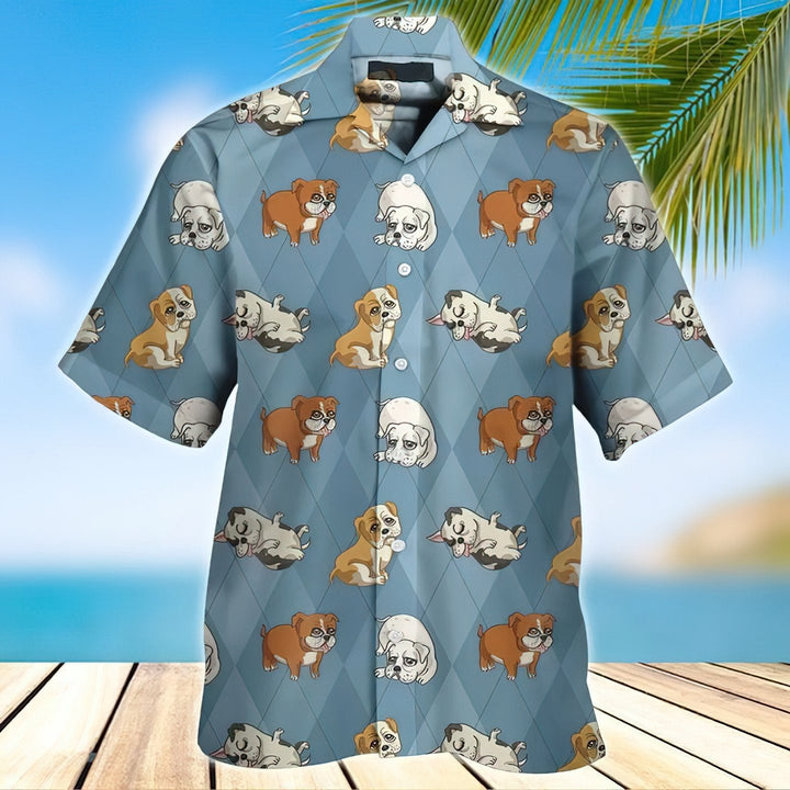 English Bulldog Hawaiian Shirt Set | For Men & Women | HS149-BehighStyle