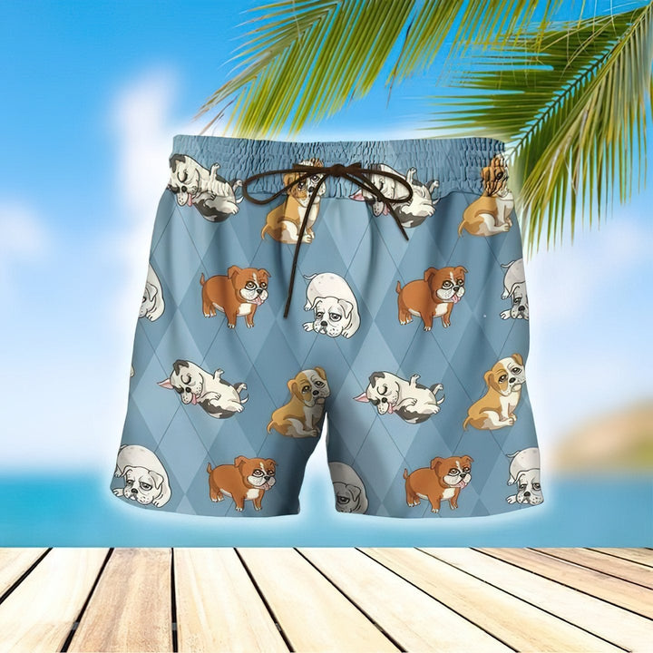 English Bulldog Hawaiian Shirt Set | For Men & Women | HS149-BehighStyle