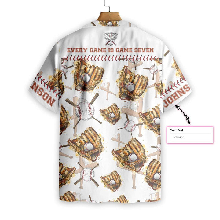 Every Game Is Game Seven Baseball Custom Name Hawaiian Shirt | For Men & Women | HN715-BehighStyle