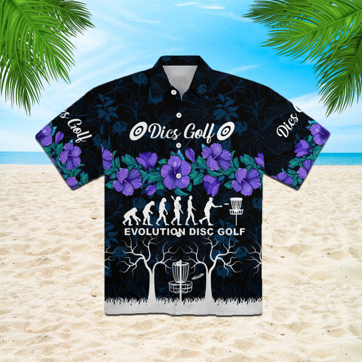 Evolution Disc Golf Hawaiian Shirt | For Men & Women | HW1056-BehighStyle