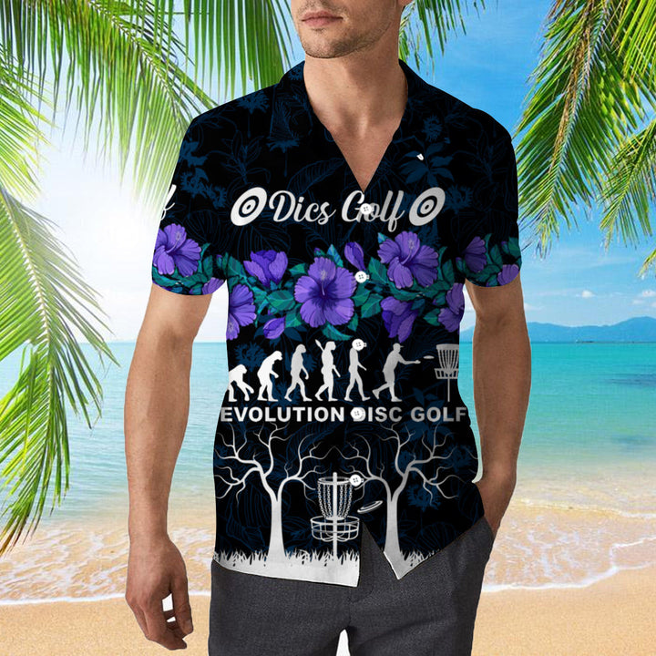 Evolution Disc Golf Hawaiian Shirt | For Men & Women | HW1056-BehighStyle