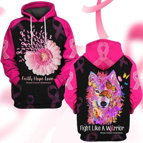 Faith Hope Love Like A Warrior 3D All Over Print | For Men & Women | Adult | HT3871-BehighStyle