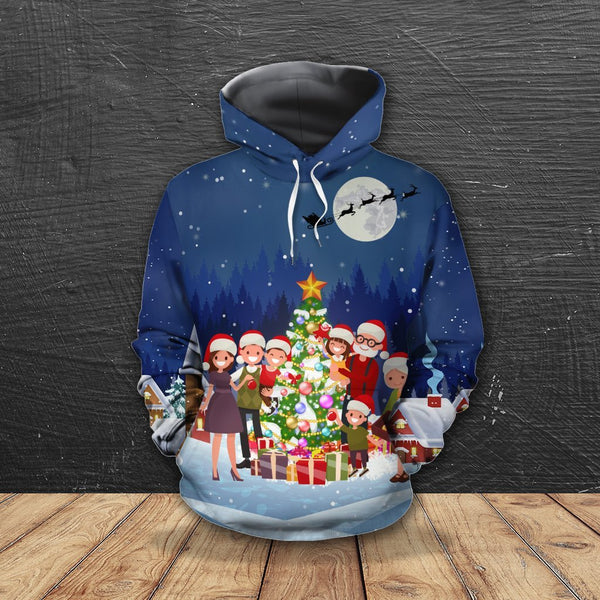 Family Christmas 3D All Over Print | Adult | HP2406