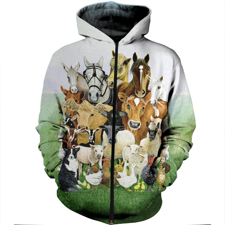 Farm Animal 3D All Over Print | For Men & Women | Adult | HP1343-BehighStyle