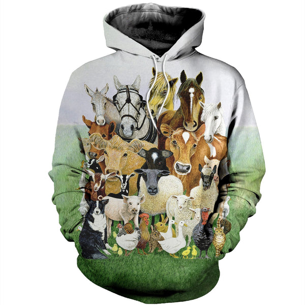 Farm Animal 3D All Over Print | For Men & Women | Adult | HP1343-BehighStyle