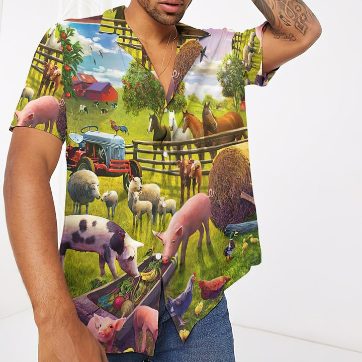 Farm Animal Hawaiian Shirt | For Men & Women | HW1610-BehighStyle