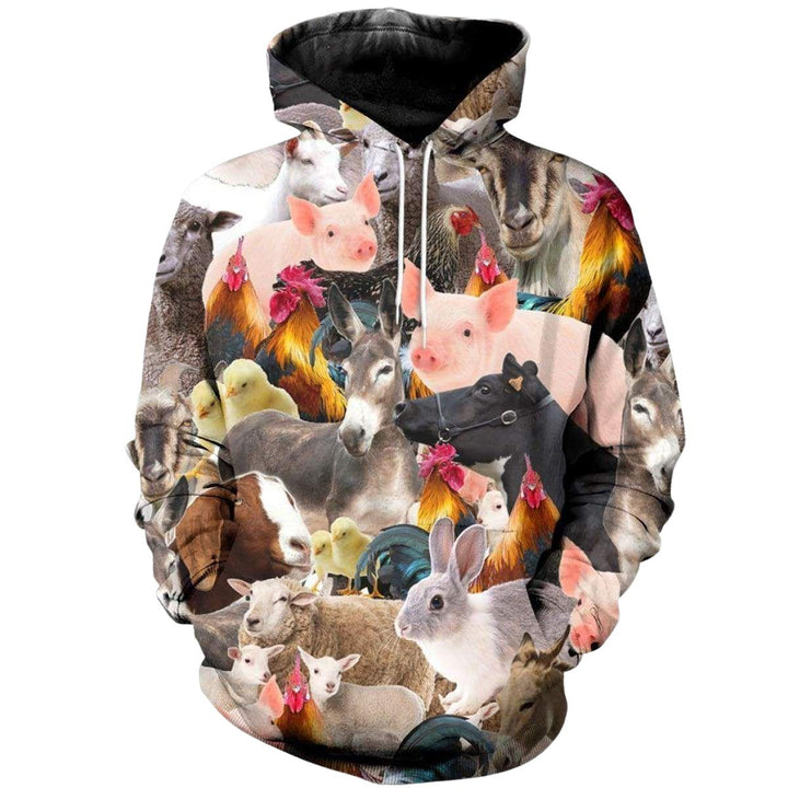 Farm Animal Lovers 3D All Over Print | For Men & Women | Adult | HP1349-BehighStyle