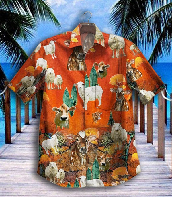 Farm Animal Vintage Hawaiian Shirt | For Men & Women | HW1772-BehighStyle