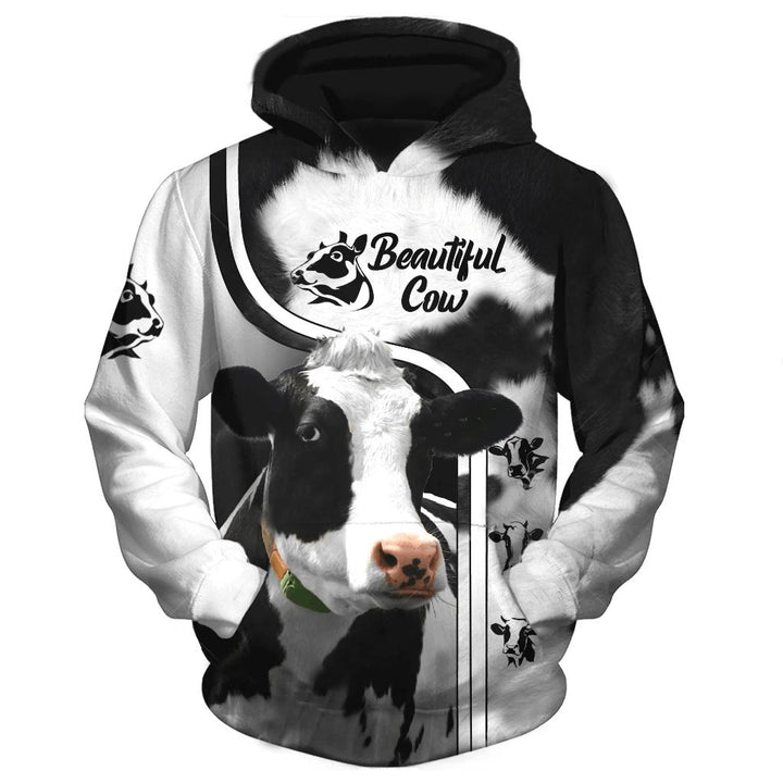 Farm Animals Black And White Cute 3D All Over Print | For Men & Women | Adult | HP1356-BehighStyle