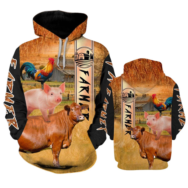 Farmer Animal Orange Amazing 3D All Over Print | For Men & Women | Adult | HP1361-BehighStyle