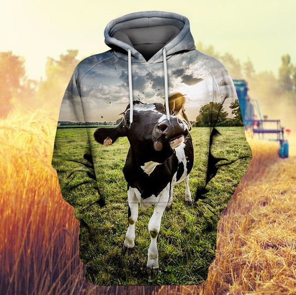 Farmer Cow Bewildered 3D All Over Print | Adult | HP2359