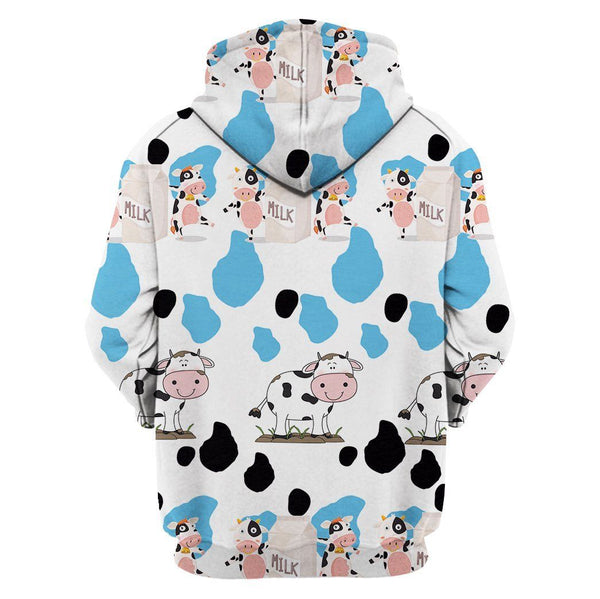 Farmer Cow Dairy Hoodie 3D All Over Print | Adult | HP2352