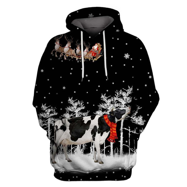 Farmer Cow Merry Xmas 3D All Over Print | Adult | HP2357