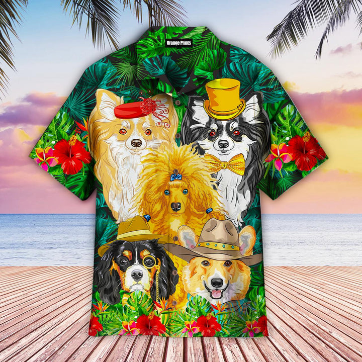 Fashion Dog Tropical Aloha Hawaiian Shirt | For Men & Women | HW588-BehighStyle