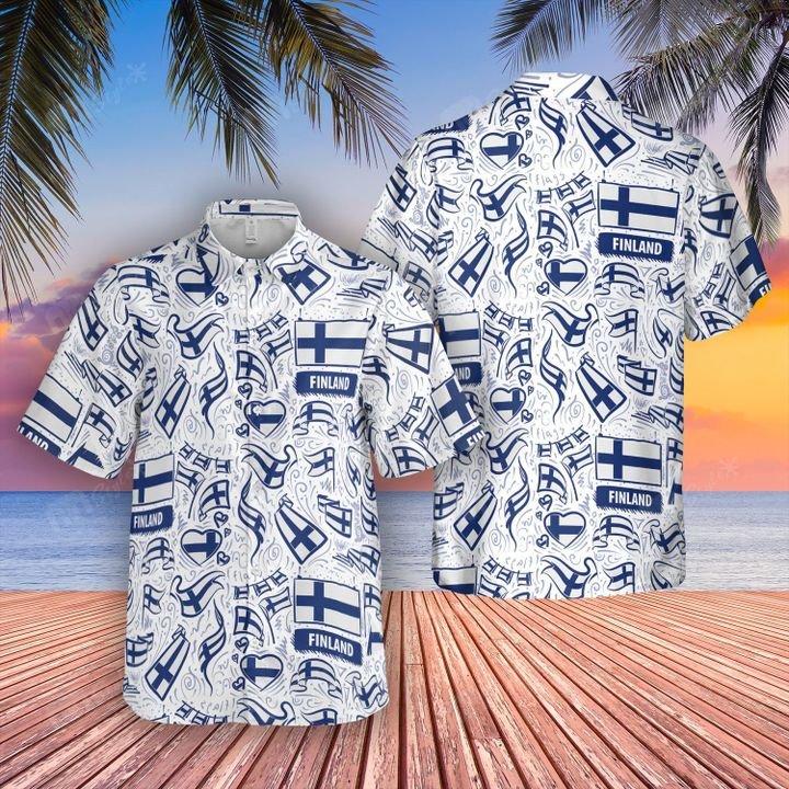 Finland Flag Hawaiian Shirt | For Men & Women | HW2156-BehighStyle