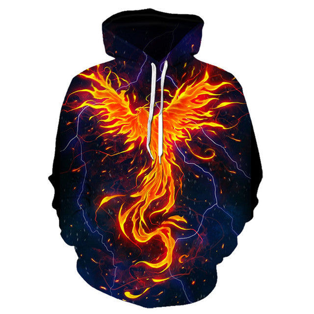 Fire Eagle Gradient 3D All Over Print | For Men & Women | Adult | HP493-BehighStyle