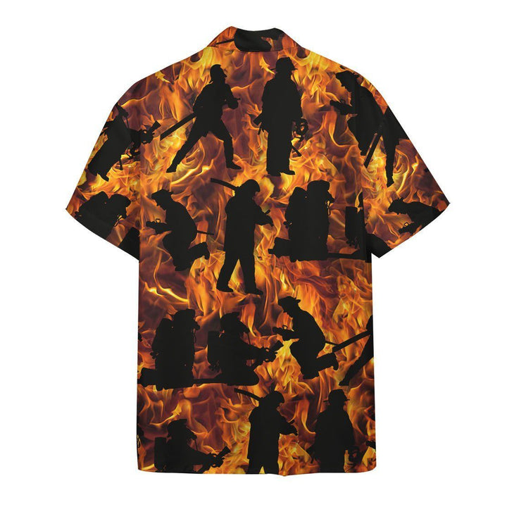 Fire Fighter Hawaiian Shirt | For Men & Women | HW1549-BehighStyle