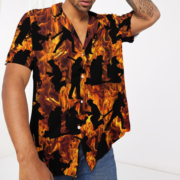 Fire Fighter Hawaiian Shirt | For Men & Women | HW1549-BehighStyle