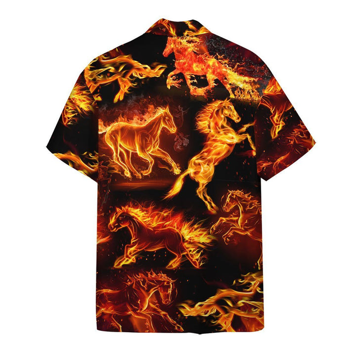 Fire Horse Hawaiian Shirt | For Men & Women | HW1613-BehighStyle