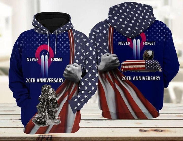 Firefighter 911 Never Forget Patriot Day 3D All Over Print | For Men & Women | Adult | HP1425-BehighStyle