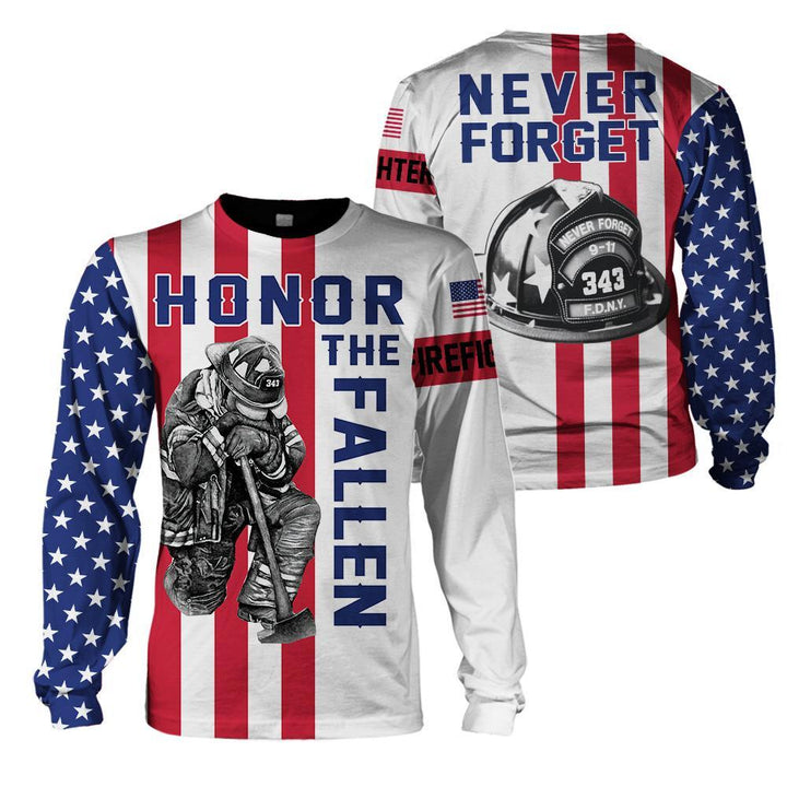 Firefighter Apparels - Never Forget 3D All Over Print | For Men & Women | Adult | HO1249-BehighStyle