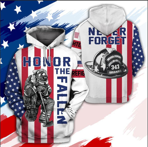 Firefighter Apparels - Never Forget 3D All Over Print | For Men & Women | Adult | HO1249-BehighStyle