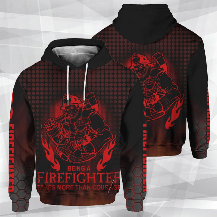 Firefighter Takes More Than Courage 3D All Over Print | For Men & Women | Adult | HP1661-BehighStyle